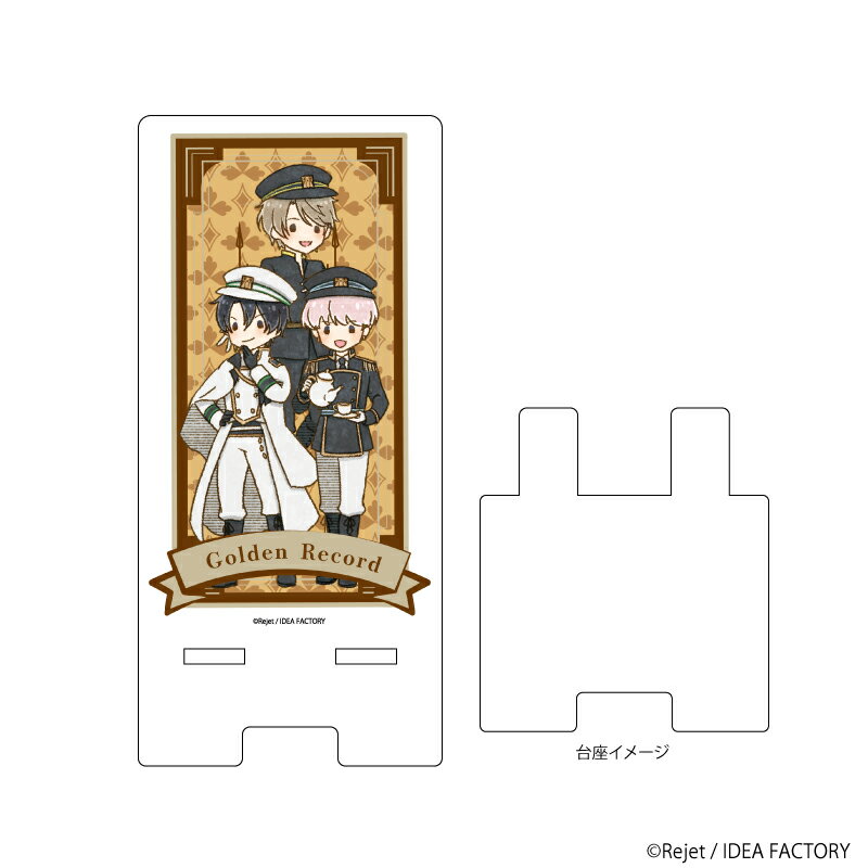 スマキャラスタンド「ピタゴラスプロダクション」04/Golden Record レトロカフェver. (レトロアートイラスト)【グッズ】