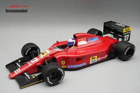 テクノモデル 1/18 フェラーリ 642 F1 イモラGP 1991 Alain Prost レインタイヤ車ドライバーフィギュア付き 【TMD18-335D】 (ミニカー)