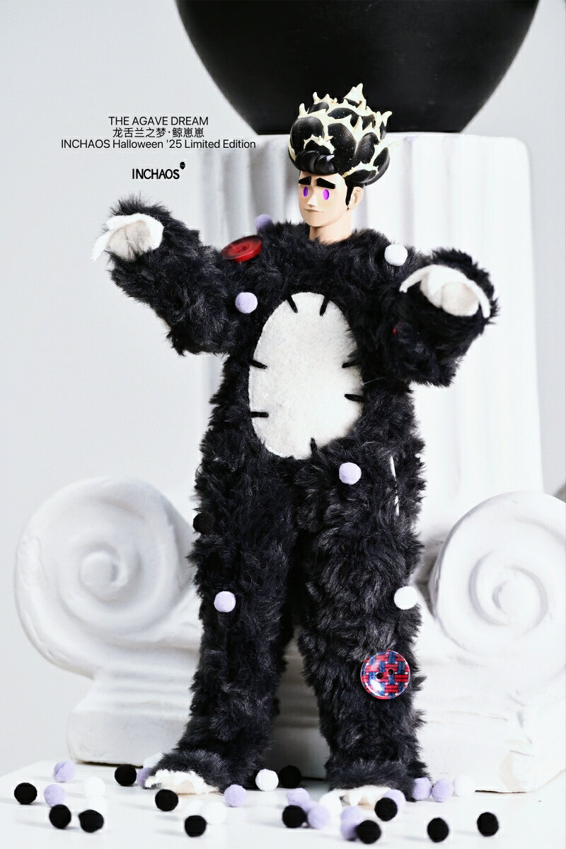 INCHAOS THE AGAVE DREAM クジラちゃん 1/6スケール可動フィギュア(ブラック) 【65823584】 (フィギュア)
