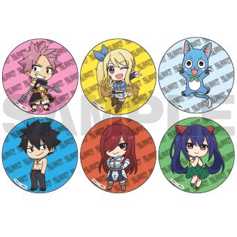 【楽天ブックス限定グッズ】週マガネットショップ HERO’S 缶バッジ6個セット（FAIRY TAIL）