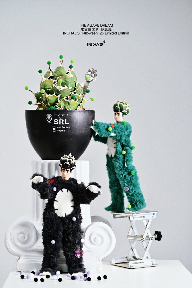 INCHAOS THE AGAVE DREAM クジラちゃん 1/6スケール可動フィギュア(グリーン&ブラック 2体セット) 【65823591】 (フィギュア)