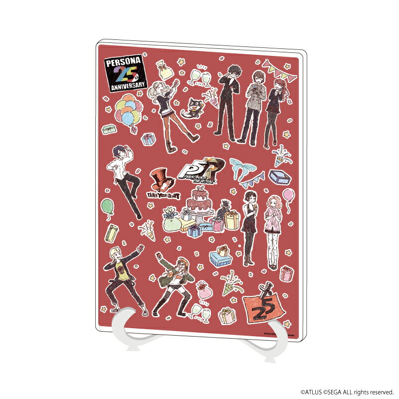 アクリルアートボード(A5サイズ)「ペルソナ5 ザ・ロイヤル」01/集合デザイン(グラフアート)【グッズ】