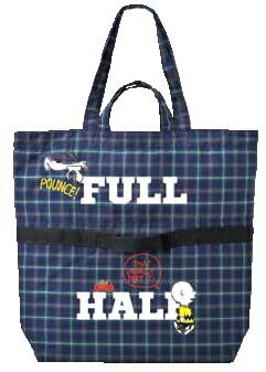 キャパシティバッグ　M SNOOPY・CHECK