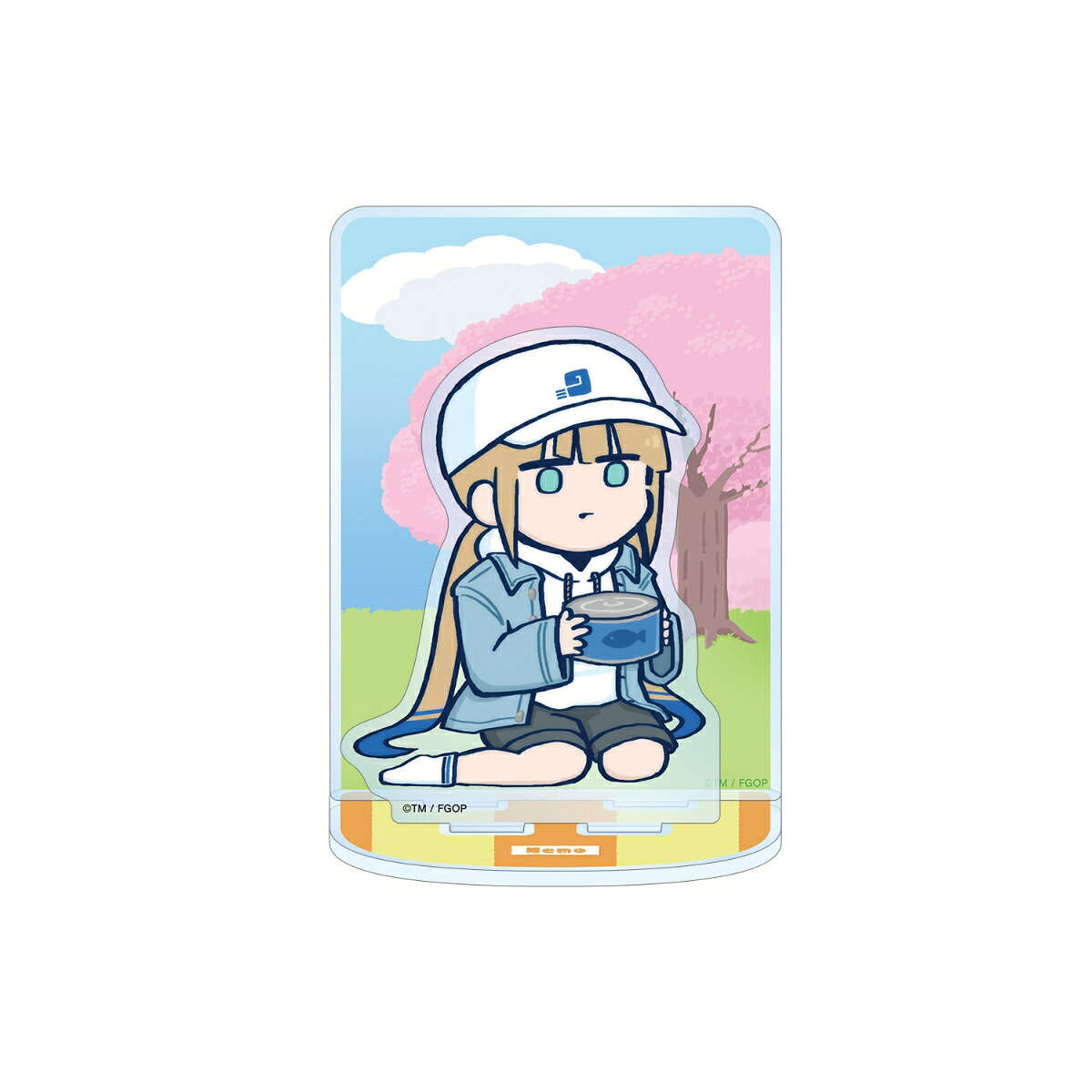 アニメ「Fate/Grand Order 藤丸立香はわからない」槌田先生 描き下ろし ネモ お花見ver. BIGアクリルスタンド