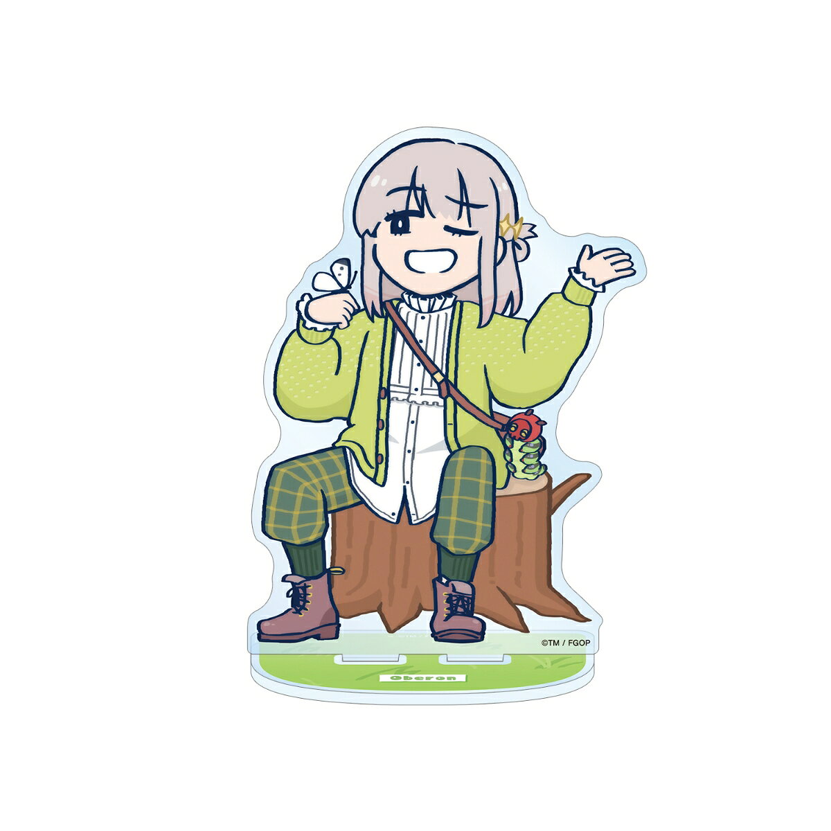 アニメ「Fate/Grand Order 藤丸立香はわからない」槌田先生 描き下ろし オベロン お花見ver. BIGアクリルスタンド