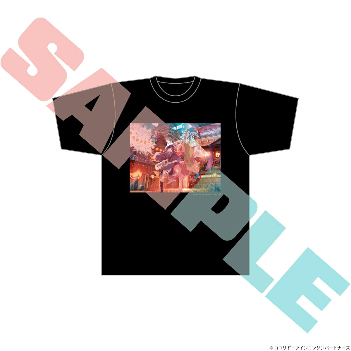 (C)コロリド・ツインエンジンパートナーズ

『超かぐや姫！』より、Tシャツが登場！

■サイズ：XL/着丈77cm、身幅57cm、肩幅53cm、袖丈24cm
■素材：綿100%
■発売元：デジタル・フロンティア