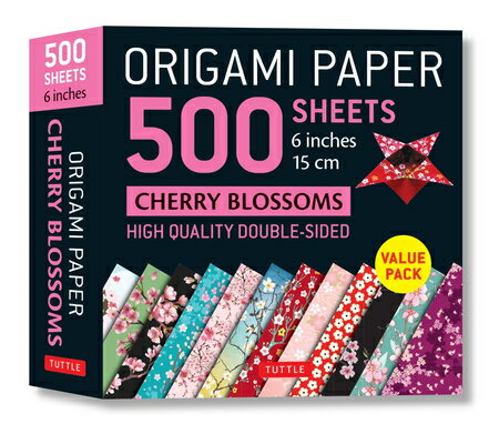 ORIGAMI PAPER 500 SHEETS CHERRY BLOSSOM