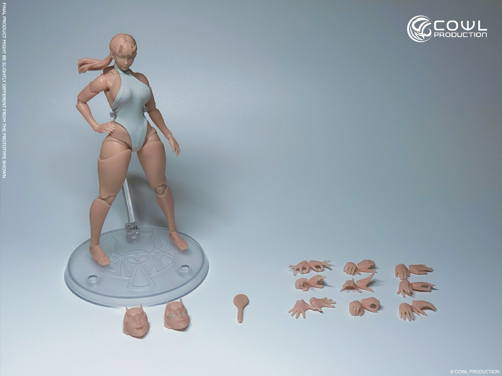 COWL PRODUCTION CP00 鬼 1/12スケール 可動フィギュア(メイク無し) 【65823645】 (フィギュア)