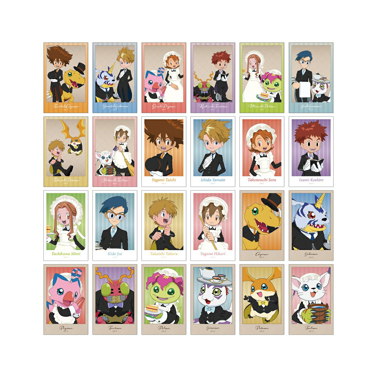 デジモンアドベンチャー描き下ろし メイド&執事ver. トレーディングイラストカード(BOX＝24個)