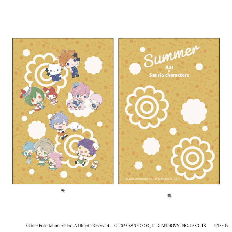 PUコンパクトミラー「A3!×Sanrio characters」02/夏組【グッズ】