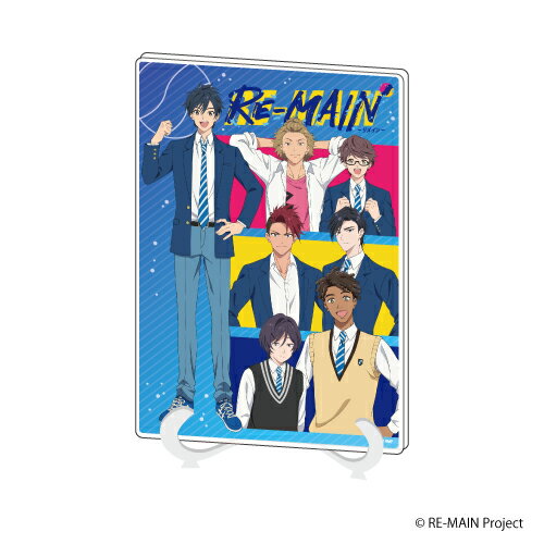 アクリルアートボード(A5サイズ)「RE-MAIN」01/集合デザイン【グッズ】