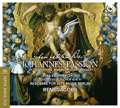 【輸入盤】ヨハネ受難曲 ヤーコプス＆ベルリン古楽アカデミー RIAS室内合唱団 ベルリン大聖堂合唱団（SACD DVD） バッハ（1685-1750）
