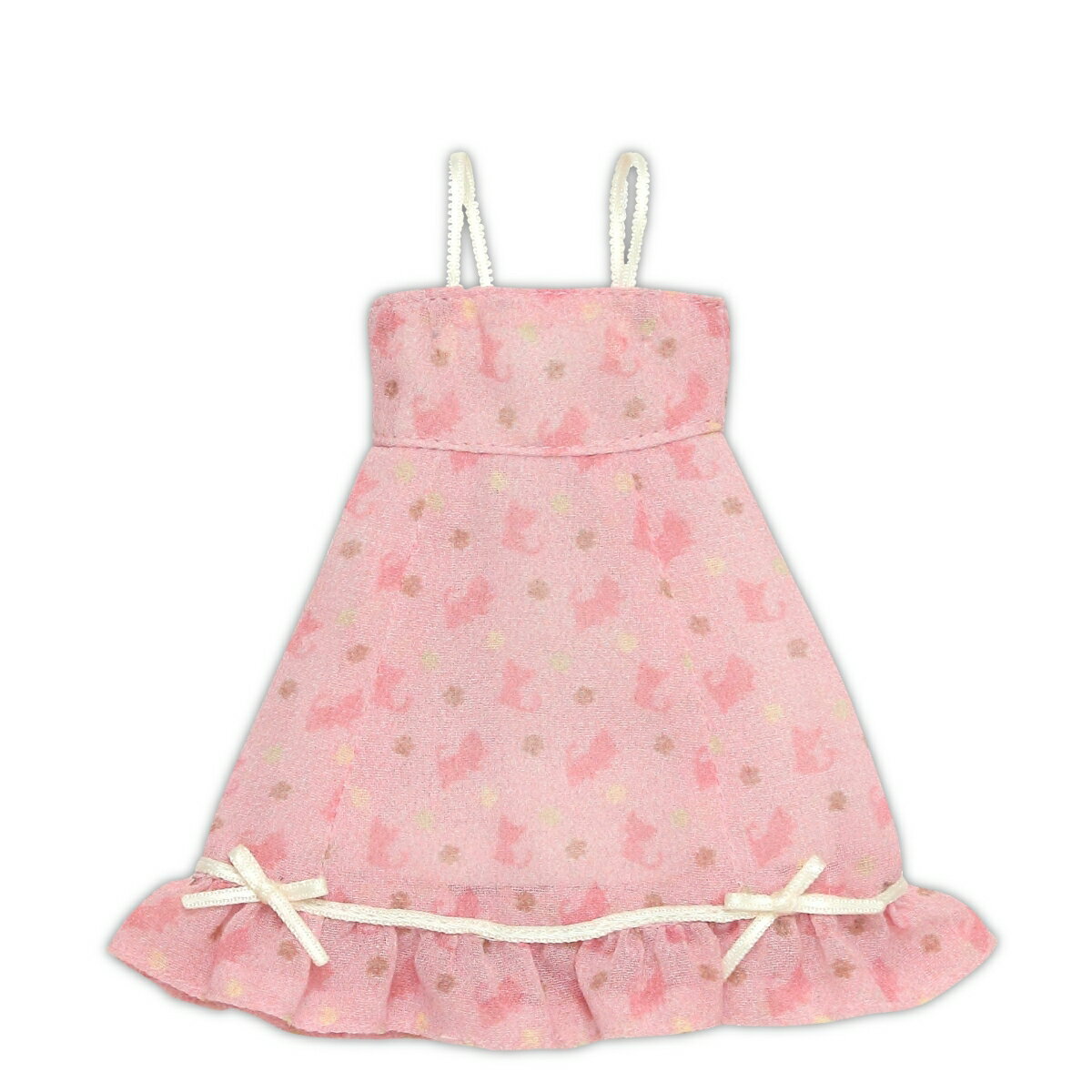 1/6スケール用ウェア PNM にゃんこキャミソールワンピース ストロベリーミルク 【PNM242-PKM】 (ドール)