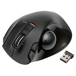 トラックボールマウス/親指/5ボタン/チルト機能/無線ブラック