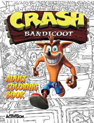 Crash Bandicoot Adult Coloring Book COLOR BK-CRASH [ Activision ]