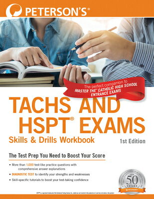 This no-nonsense study aid is filled with more than 1,000 practice questions designed to prepare eighth-grade students for the TACHS and HSPT exams. When earning a high score is key to getting into the Catholic high school of your choice, targeted practice is the key to success.