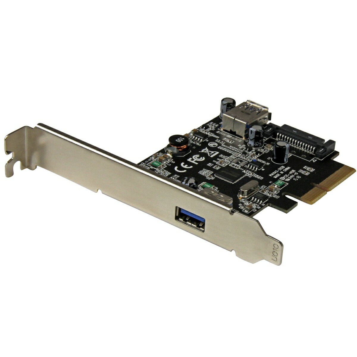 2ポートUSB 3.1（10Gbps）増設PCI Expressインターフェースカード USB Type-A（外部ポート x1/ 内部ポート x1）