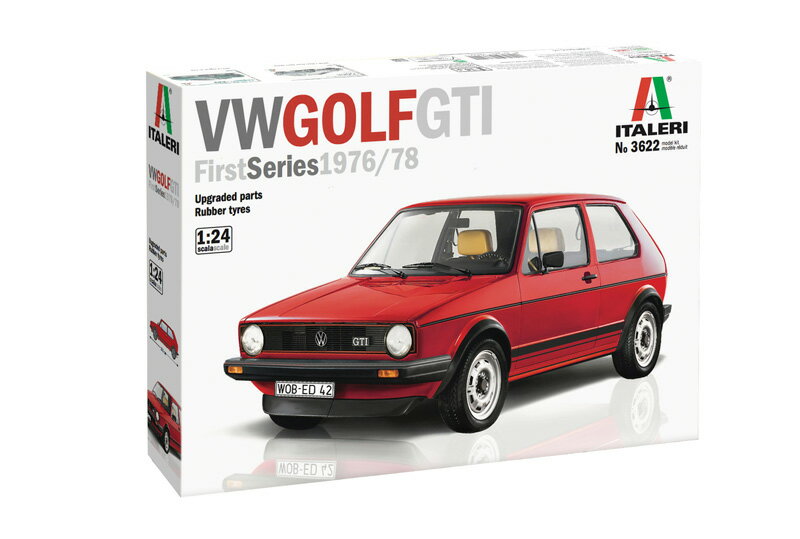 1/24 VW ゴルフ GTI 1976/78 2in1 (日本語説明書付き) 【IT3622】 (プラスチックモデルキット)