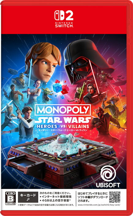 【特典】MONOPOLY：スター・ウォーズ ヒーロー vs ヴィラン　Switch2版(【先着購入封入特典】テーマサイコロSETX2)