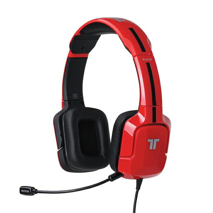 TRITTON クナイ ユニバーサル ステレオ ヘッドセット レッド (Windows/Mac/Ni ...