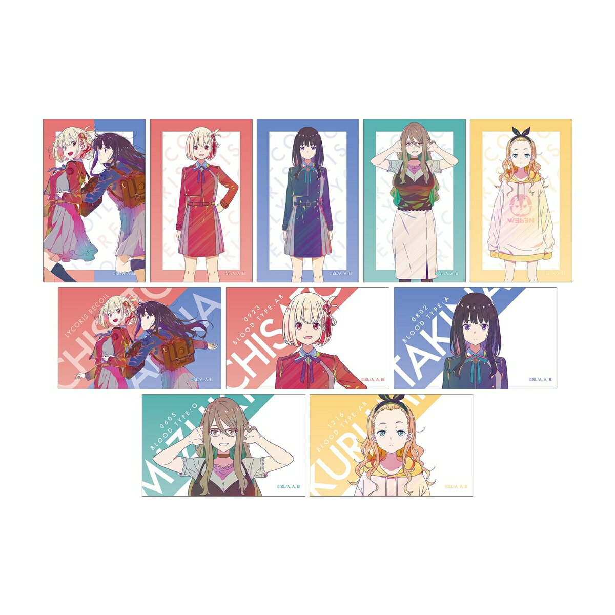 TVアニメ「リコリス・リコイル」トレーディング Ani-Art clear label イラストカード(BOX＝10個)