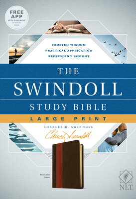 The Swindoll Study Bible NLT, Large Print SWINDOLL STUDY BIBLE NLT LP [ New Living Translation ]