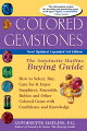 All the information readers need to buy beautiful colored gemstones with confidence, now updated and expanded! Today's market with more gemstone varieties to choose from-including altogether new gems-new gem cuts, new treatments and new frauds demands that buyers turn to a source of expert guidance, whether buying for personal pleasure or for investment. This comprehensive resource is the "unofficial bible" for colored stone buying. Gem expert and best-selling author Antoinette Matlins shows anyone shopping for colored gemstones how to get the most for their money. In this updated and expanded guide, Matlins explains in detail everything you need to know to buy and care for colored gemstones with confidence and knowledge.