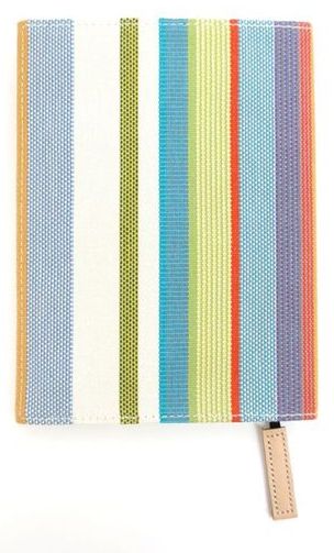 文庫版 ストライプ 国産帆布ブックカバー LT