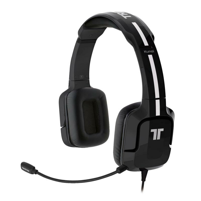 TRITTON クナイ ユニバーサル ステレオ ヘッドセット ブラック (PlayStation 4/PlayStation 3/Xbox 360/Wii U/PlayStation Vita/Nintendo 3DS)の画像