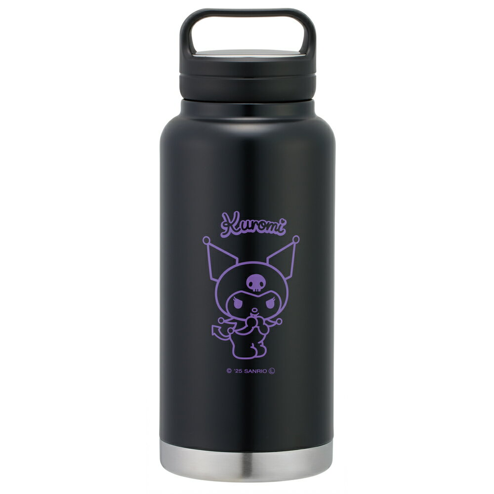 スクリューハンドル ステンレス水筒 1000ml シルバー(1本)【スケーター】