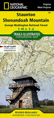 Coverage includes George Washington National Forest. Towns: Staunton, Warm Springs. Wilderness Areas: Ramseys Draft. Major Recreation Areas: Todd Lake, Hidden Valley, Brandywine Lake, Hone Quarry, Warm Springs. Includes UTM grids for use with your GPS unit and a trail mileage matrix.