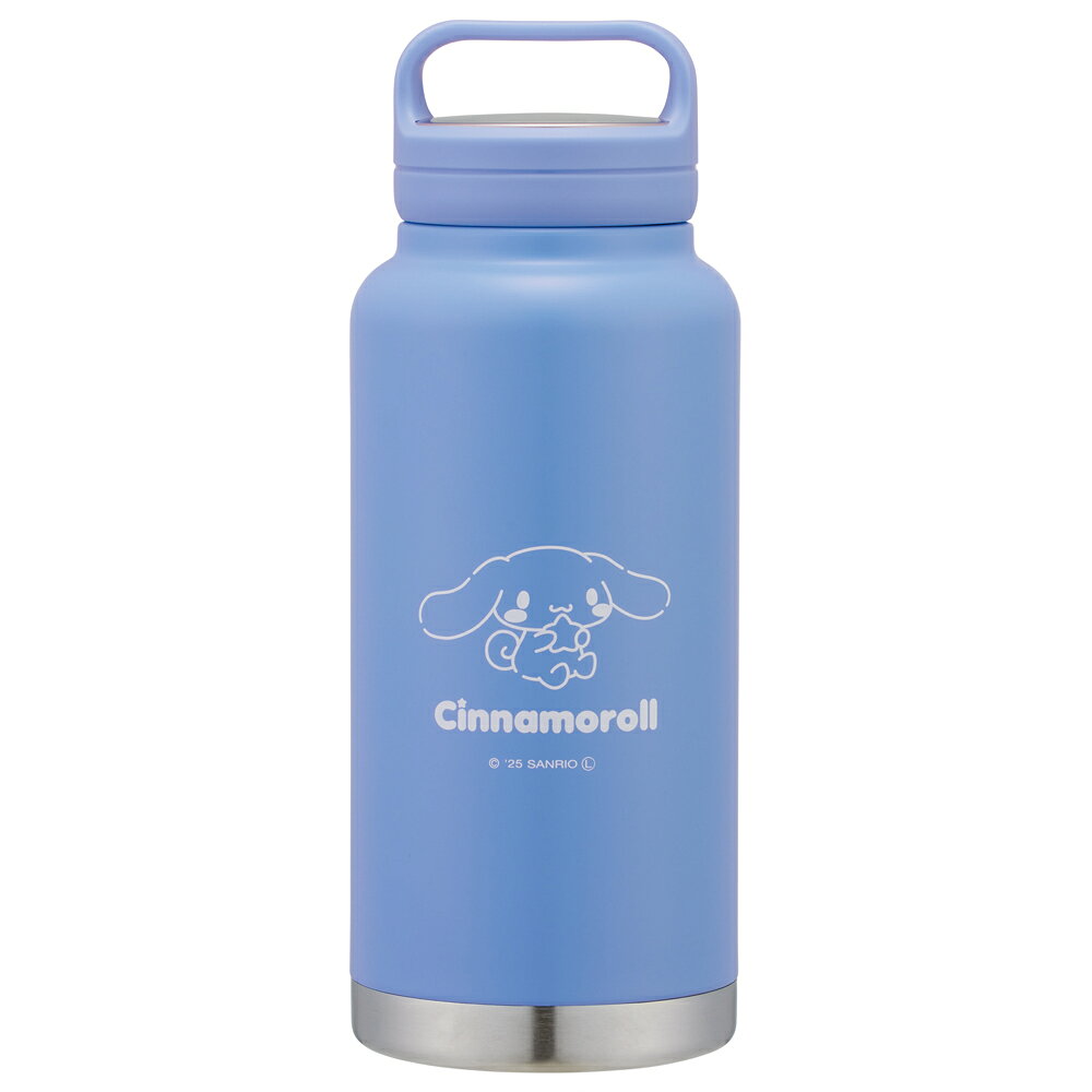 サンリオ シナモロール　水筒 スクリューハンドル 真空ステンレス ボトル 大容量 1000ml STSC10