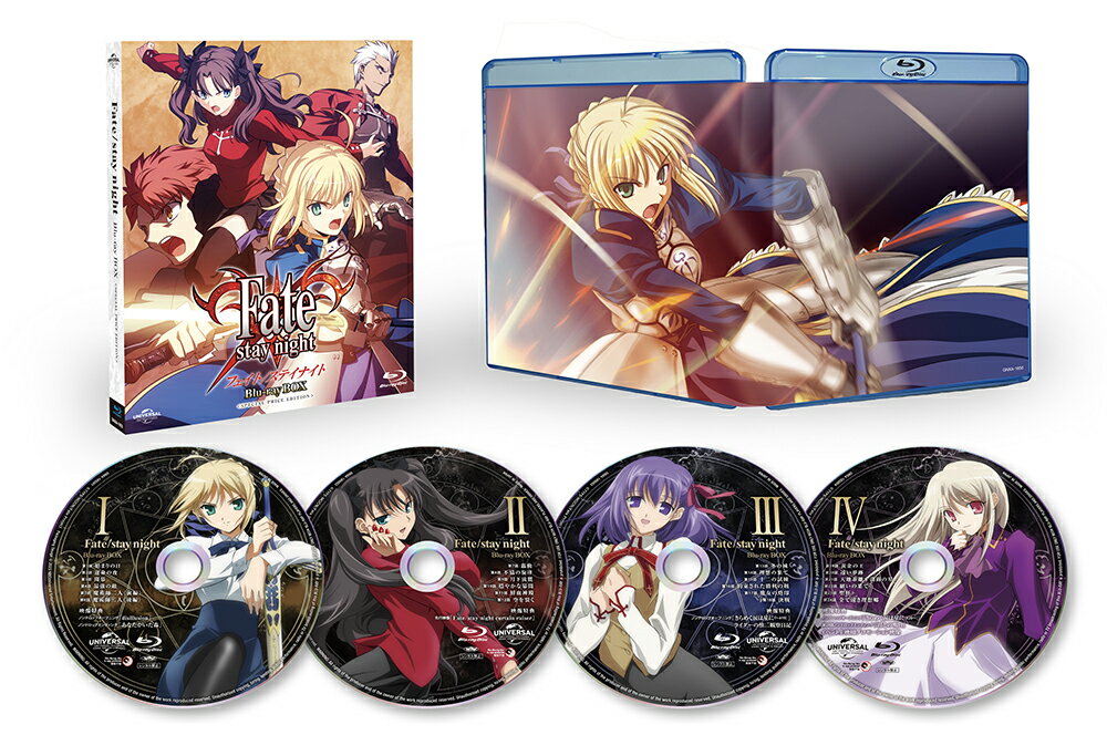 TYPE-MOON原作の大人気作品「Fate/stay night」のBlu-ray BOXがスペシャルプライス版にてリリース！

原作PCゲームに始まり、様々なメディアを展開を続け、大人気を誇る「Fate/stay night」。
2006年にTVアニメ化された本作品のBlu-ray BOXは、2009年に期間限定生産にて発売されて以来、入手困難になっていたもの。
今回そのBlu-ray BOXが、お求めやすい価格で待望の再登場！

＜収録内容＞
TVシリーズ全24話収録

※本商品のディスク収録内容は、2009年4月24日発売「Fate/stay night Blu-ray BOX」（品番：GNXA-1075）と同じものです。

※収録内容は変更となる場合がございます。