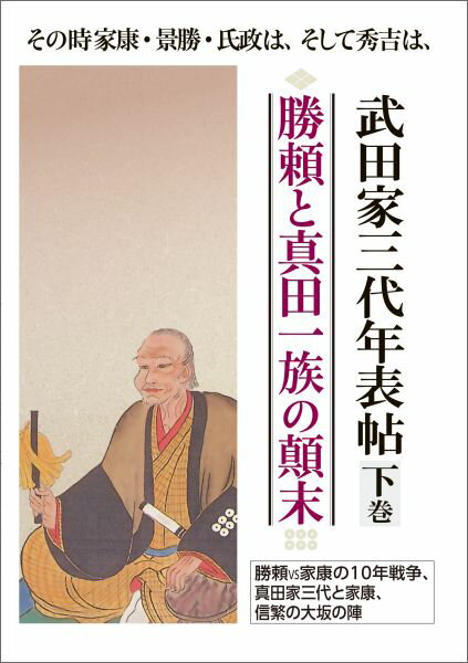 本年表帖は、家督相続した武田勝頼の苦難な歩みの年表と、真田昌幸・信之・信繁の戦国大名の狭間の中で、知恵と勇気の活躍時代、そして信繁直系一族の年表で、その頃、家臣として活躍した人々も詳述しました。冒頭、「武田勝頼の生涯」として、史実といわれる事柄を掲載しました。年表内の項目は、日本の中部から関東の一部を中心に、甲斐の勝頼、越後の上杉景勝、信濃の国衆や真田昌幸父子、相模の北条氏政、駿河・遠江の今川氏真、三河の徳川家康ら戦国大名たちに関係する出来事を収録いたしました。企画の動機は、武田家滅亡の、真田家三代の、その日その時に何が起きていたのか？その周辺諸国、戦国大名たちは、その日何をしていたのか？」という考えによるものでした。本体となる戦国年表は、約１００年間の出来事を追っています。目次年表は、この期間を１７頁に圧縮しており、その項目の通し番号が記載されています。