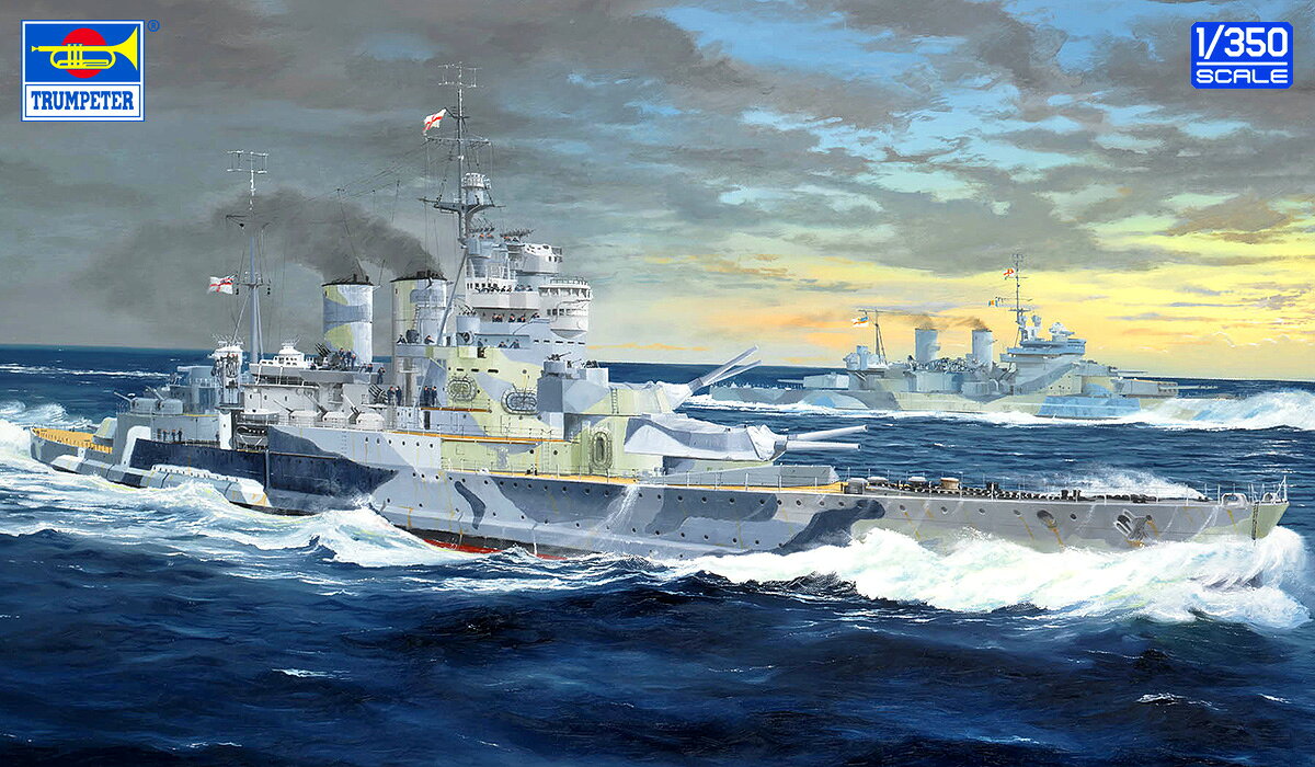 楽天市場】トランペッター 1／350 イギリス海軍 重巡洋艦 hms ヨークの通販