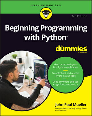 ��ŷ�֥å������㤨���Beginning Programming with Python for Dummies BEGINNING PROGRAMMING W/PYTHON [ John Paul Mueller ]�פβ����Ǥ������ʤ�5,544�ߤˤʤ�ޤ���