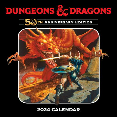 Dungeons Dragons 2024 Wall Calendar: 50th Anniversary Edition D D- 2024 WALL CAL Wizards of the Coast