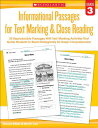 INFORMATIONAL PASSAGES FOR TEX Informational Passages for Text Marking & Close Reading Martin Lee Marcia Miller SCHOLASTIC TEACHING RES2015 Paperback English ISBN：9780545793797 洋書 Family life & Comics（生活＆コミック） Education