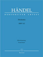 【輸入楽譜】ヘンデル, Georg Friedrich: オペラ「デイダミア」 HWV 42(伊語・独語)/原典版/Best編