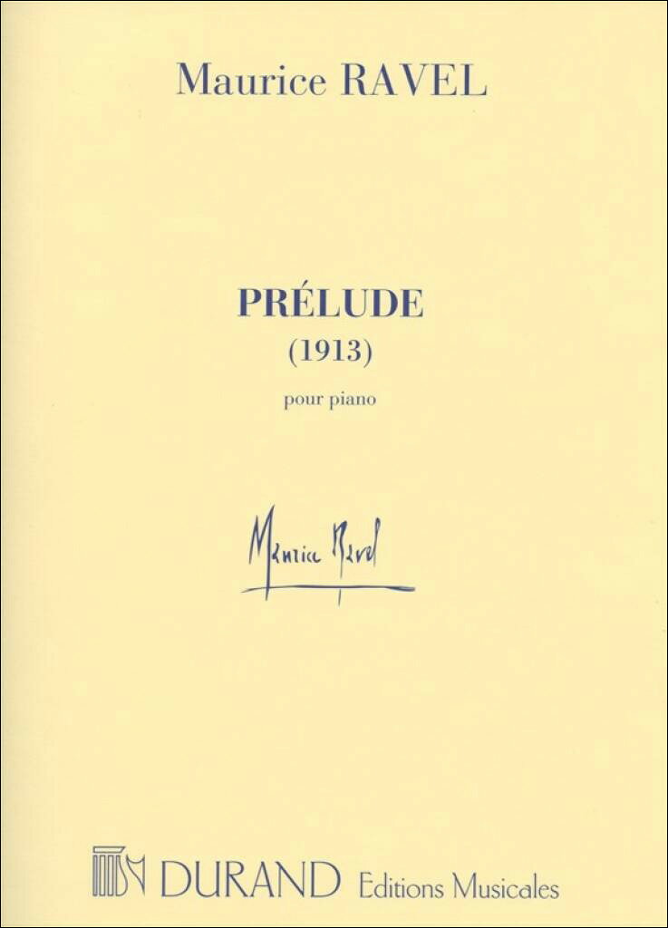 【輸入楽譜】ラヴェル, Maurice: 前奏曲