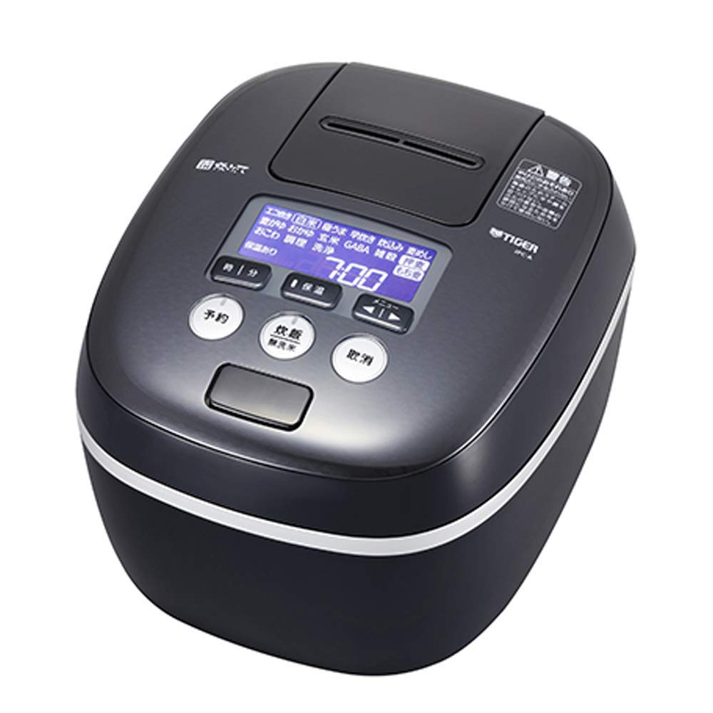 【中古】タイガー 炊飯器 5.5合 土鍋 圧力 IH アーバンブラック レシピ付 炊きたて 炊飯 ジャー JKX-V101-KU Tiger