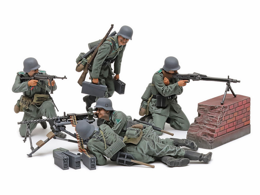 1/35 ドイツ機関銃チーム (大戦中期) 【35386】 (プラモデル)