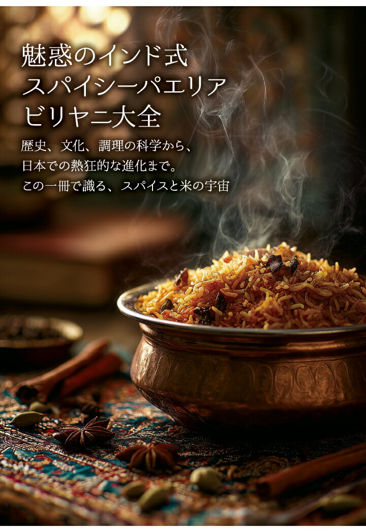 【POD】魅惑のインド式スパイシーパエリア ビリヤニ大全 歴史、文化、調理の科学から、日本での熱狂的な進化まで。この一冊で識る、スパイスと米の宇宙