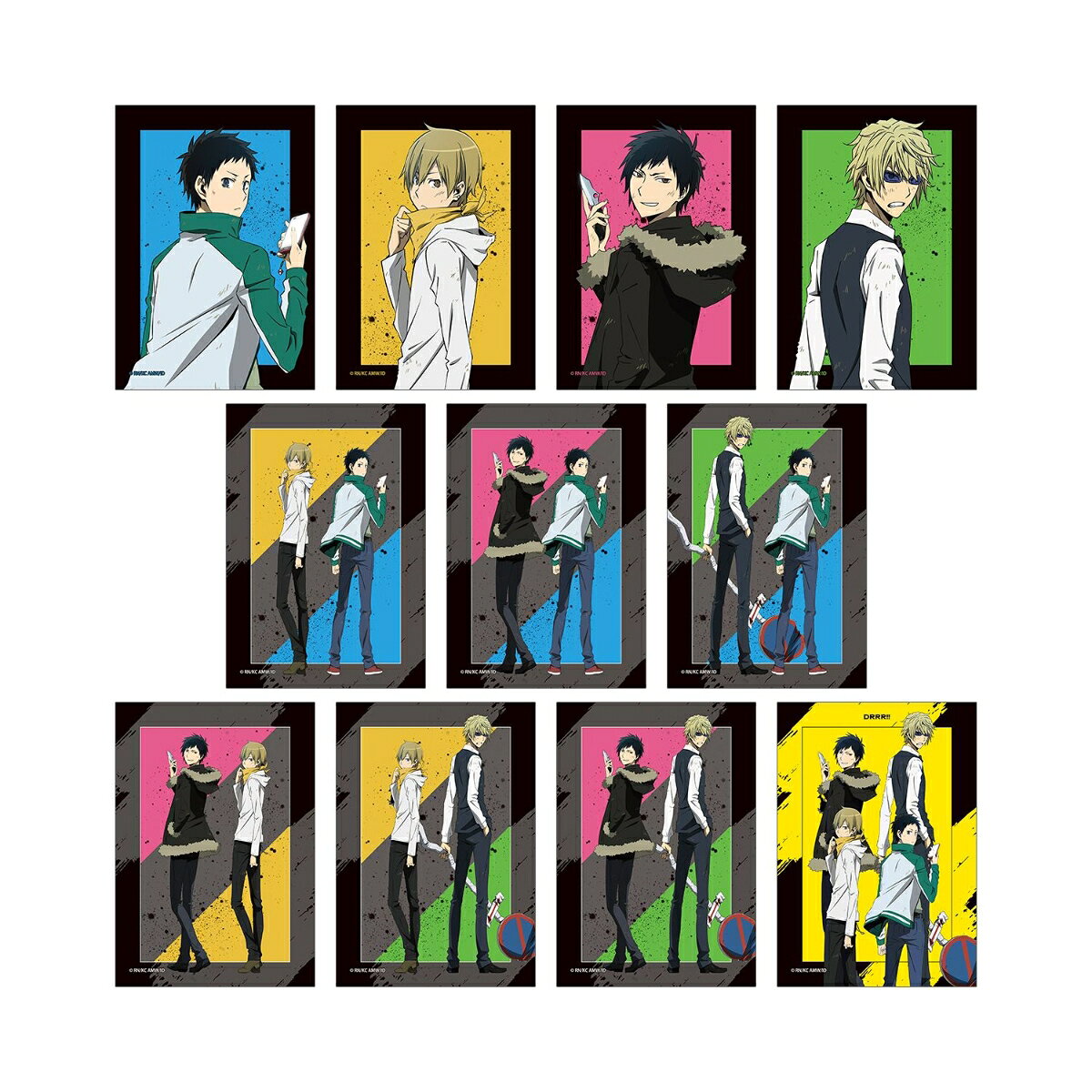 TVアニメ「デュラララ!!×2」描き下ろし 戦う背中ver. トレーディングブロマイド(BOX＝11個入)