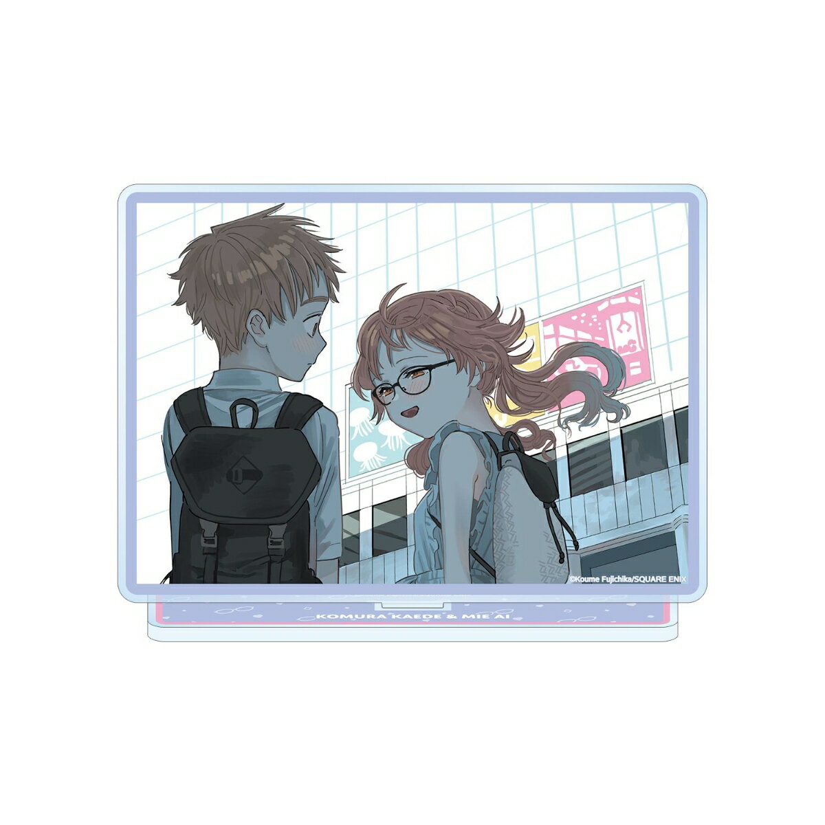 好きな子がめがねを忘れた小村楓&三重あい カラーイラスト BIGアクリルスタンド ver.C