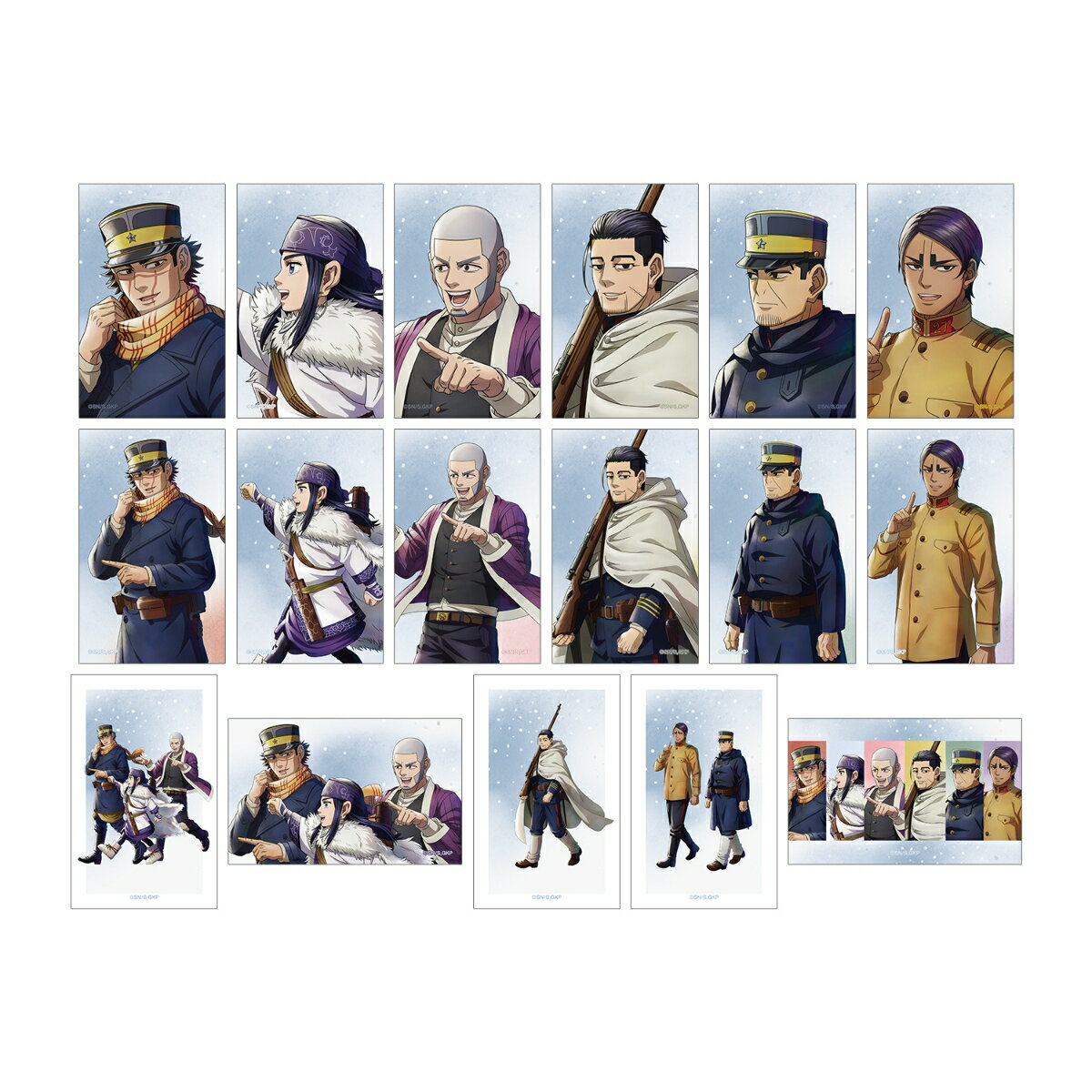 TVアニメ『ゴールデンカムイ』描き下ろし 歩みver. トレーディングイラストカード(BOX＝17入)