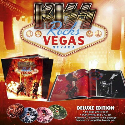 【輸入盤】Kiss Rocks Vegas (ブルーレイ＋DVD/リージョン1＋2CD)