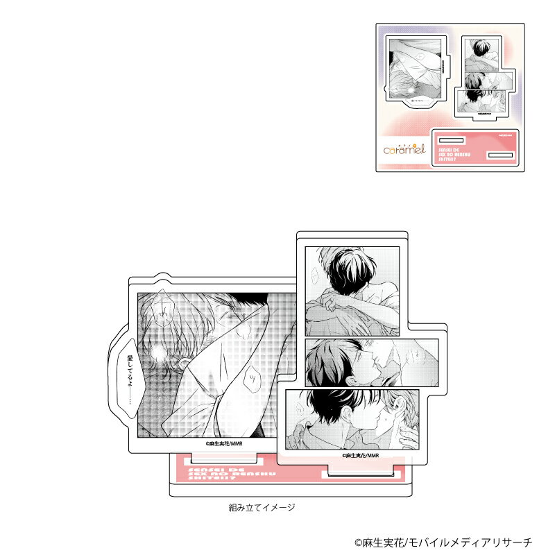 アクリルフィギュアプレート「caramelレーベル創刊 6周年フェア」02/先生で、セ..クスの練習していい?(公式イラスト)【グッズ】