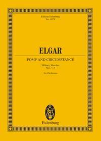 【輸入楽譜】エルガー, Edward: 行進曲「威風堂々」 Op.39 第1番ー第5番: スタディ・スコア