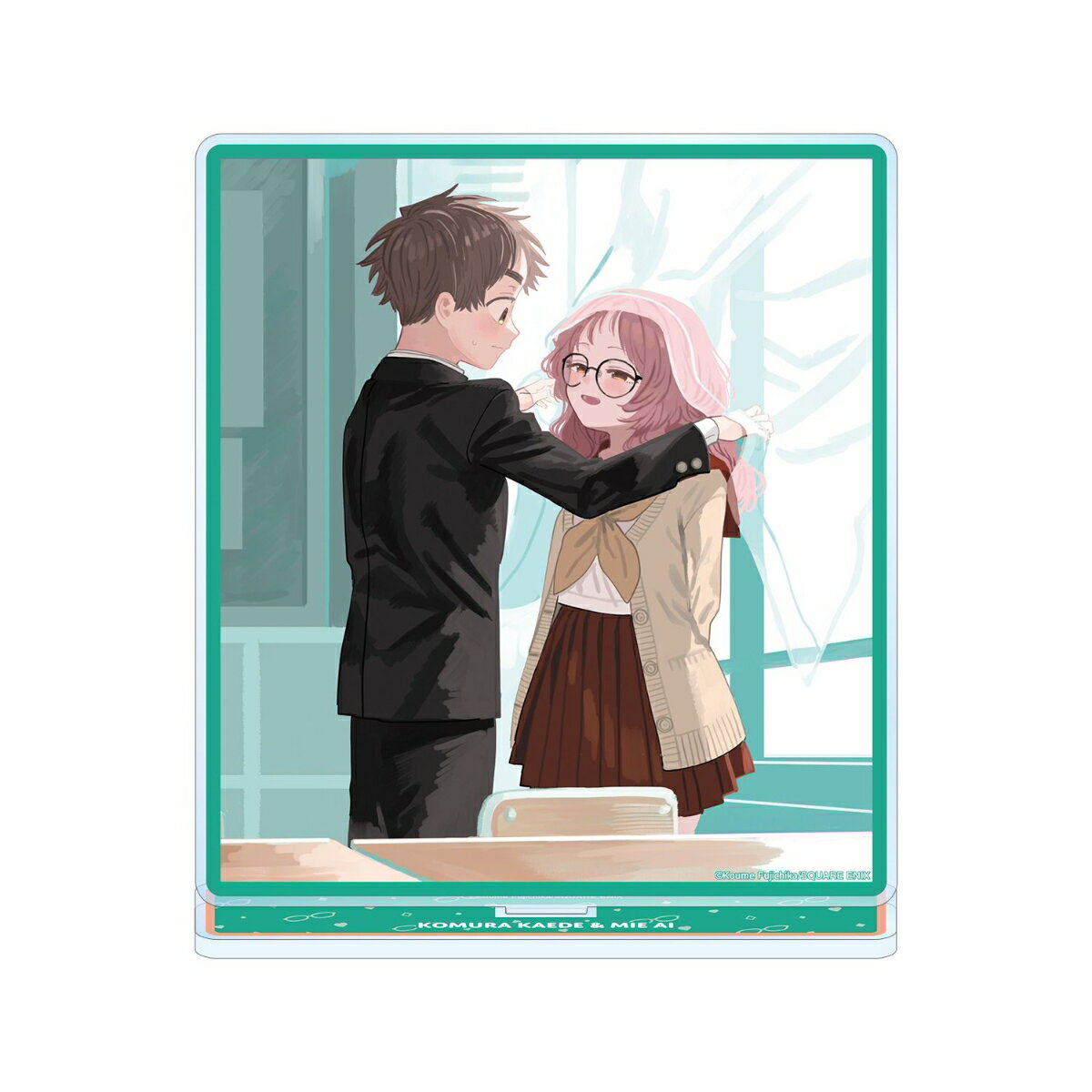 好きな子がめがねを忘れた小村楓&三重あい カラーイラスト BIGアクリルスタンド ver.E